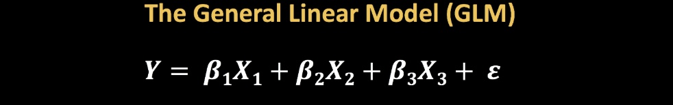 The General Linear Model equation